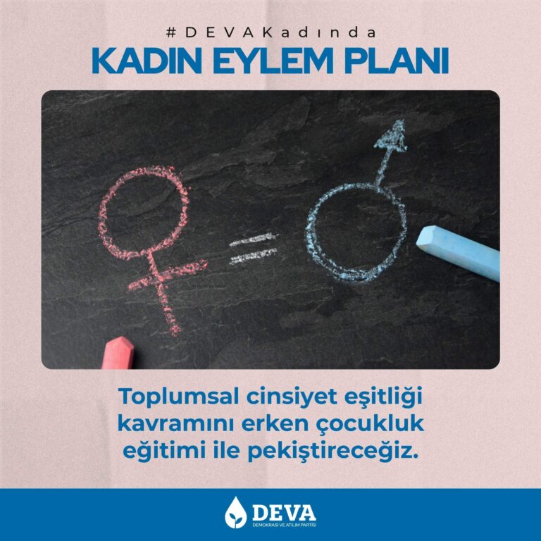 Cinsiyet eşitliği kavramını erken çocukluk eğitimi ile pekiştireceğiz.